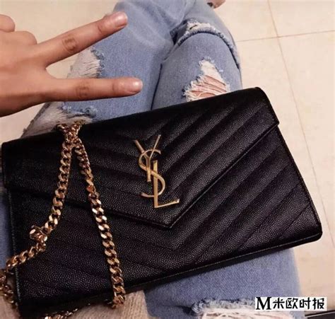 ysl 链条 包|ysl baguette bag.